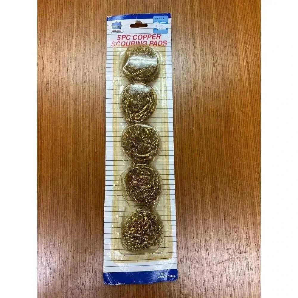 Vintage Home Masters Scrubber Scouring Pad 100% Pure Copper New Unopened Pack